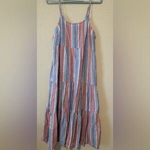 Striped Sleeveless Dress